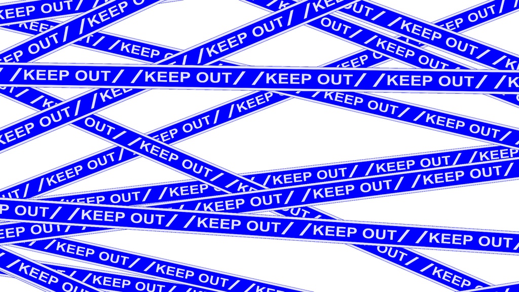 【APNG+MP4】キープアウト!【ループ+透過有】