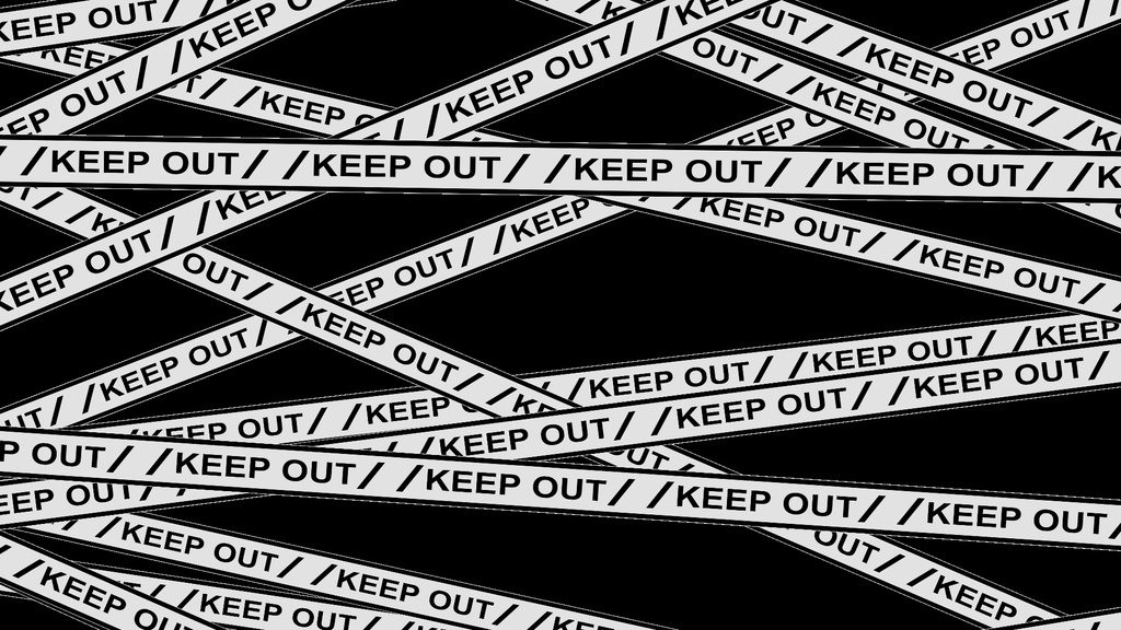 【APNG+MP4】キープアウト!【ループ+透過有】