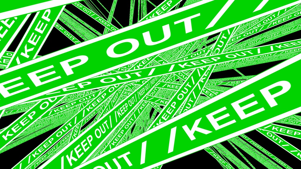 【APNG+MP4】キープアウト2【ループ+透過有】