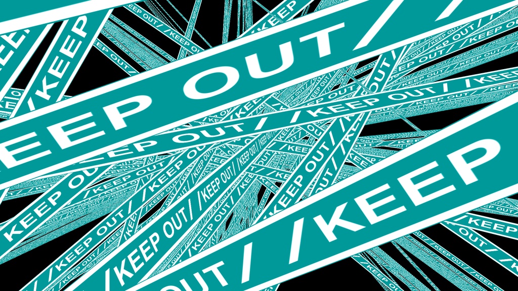 【APNG+MP4】キープアウト2【ループ+透過有】