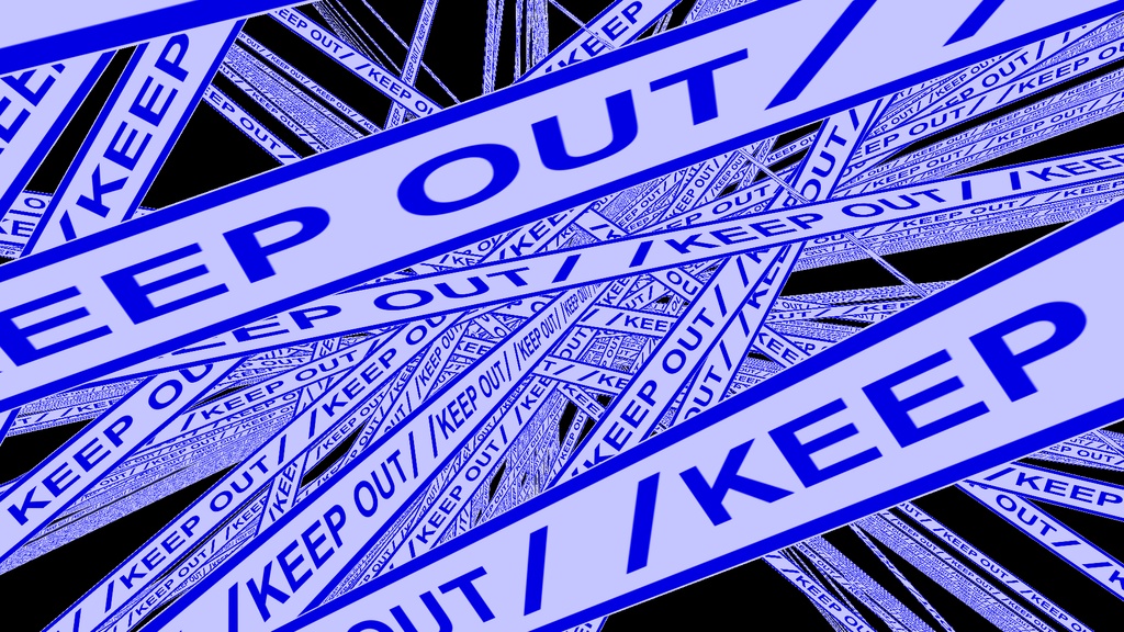 【APNG+MP4】キープアウト2【ループ+透過有】