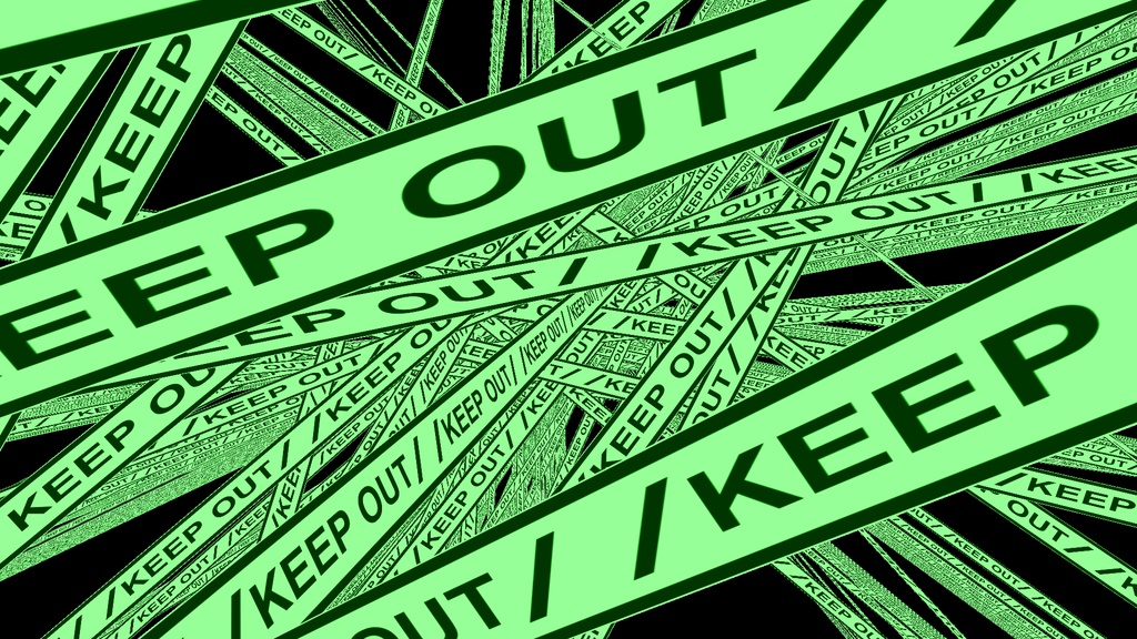 【APNG+MP4】キープアウト2【ループ+透過有】