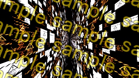 【APNG+MP4】サイバー警告【ループ+透過有】