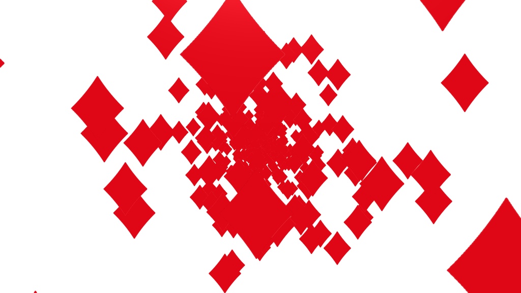 【APNG+MP4】トランプ記号が向ってくる【ループ+透過有】