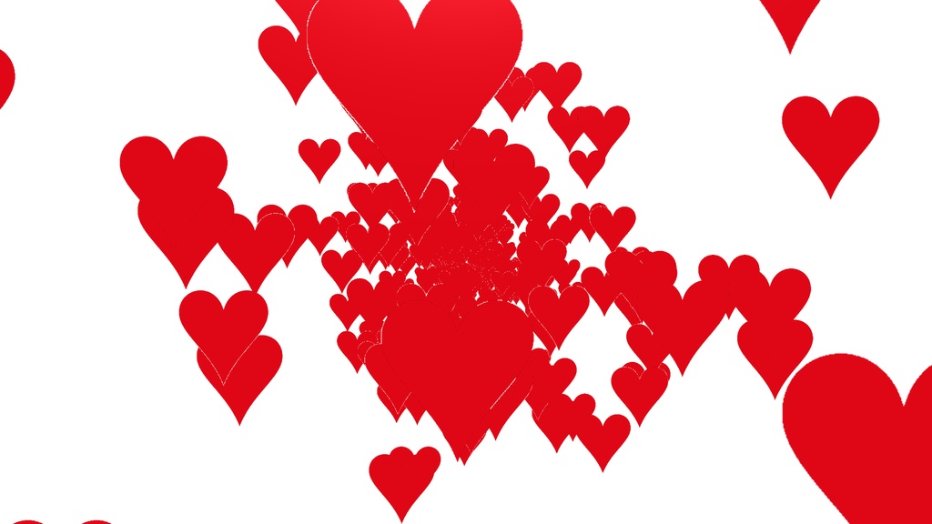 【TRPG/APNG】ハートの群れ【ループ+透過有】