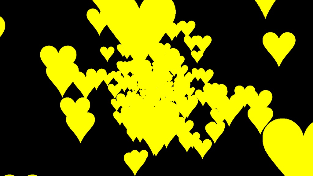 【TRPG/APNG】ハートの群れ【ループ+透過有】