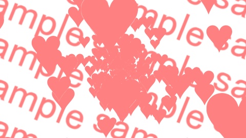 【TRPG/APNG】ハートの群れ【ループ+透過有】