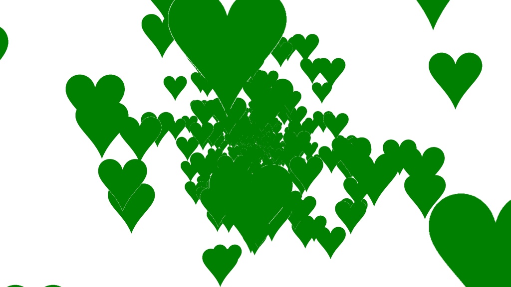 【TRPG/APNG】ハートの群れ【ループ+透過有】