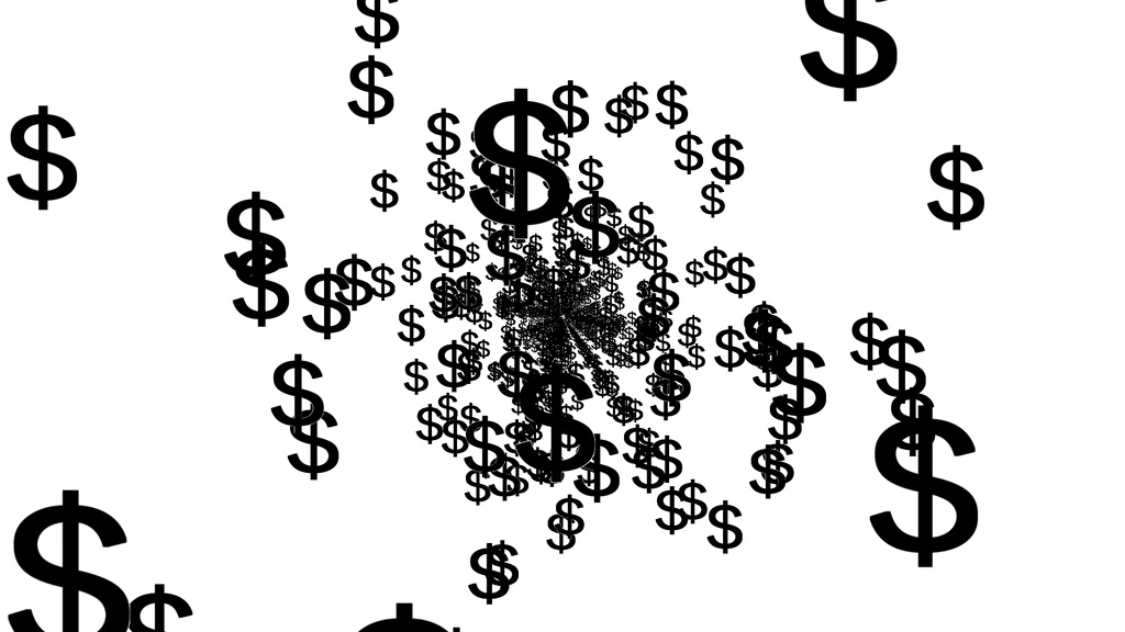 【APNG+MP4】ドルマーク飛翔【ループ+透過有】