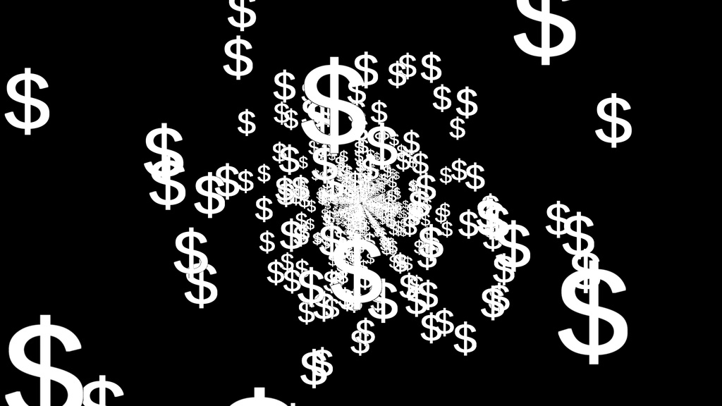 【APNG+MP4】ドルマーク飛翔【ループ+透過有】