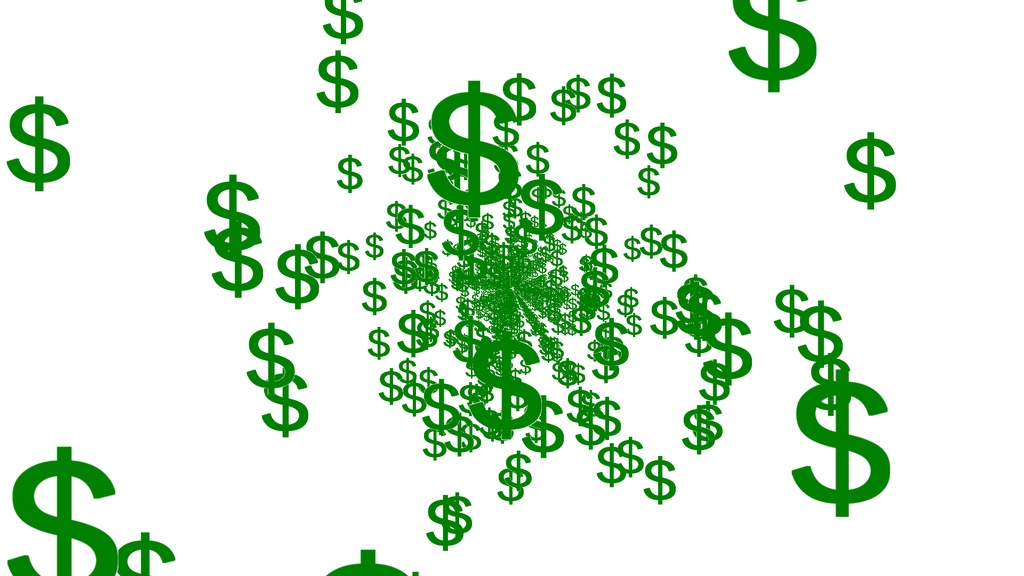 【APNG+MP4】ドルマーク飛翔【ループ+透過有】