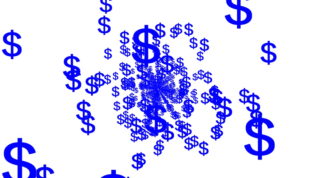 【APNG+MP4】ドルマーク飛翔【ループ+透過有】