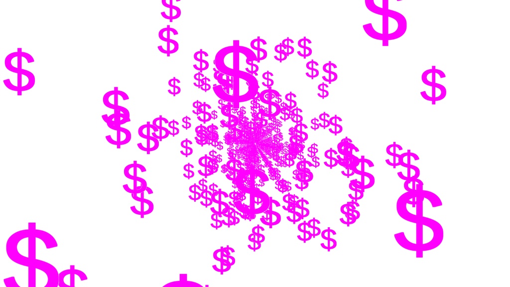 【APNG+MP4】ドルマーク飛翔【ループ+透過有】