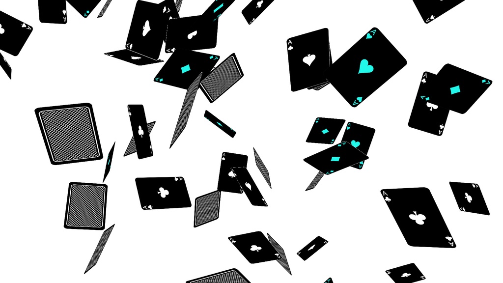 【APNG+MP4】トランプの雨【ループ+透過有】