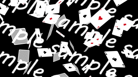 【APNG+MP4】トランプの雨【ループ+透過有】