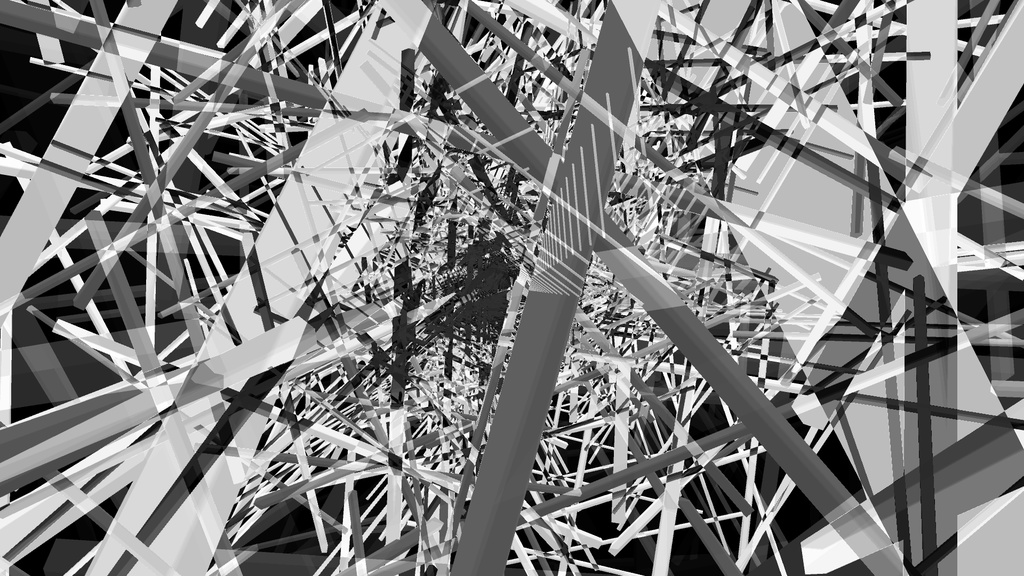 【APNG+MP4】線の空間【ループ+透過有】