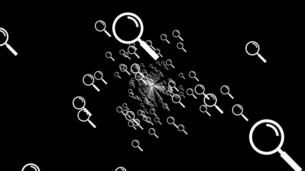 【APNG+MP4】拡大鏡マーク【ループ+透過有】