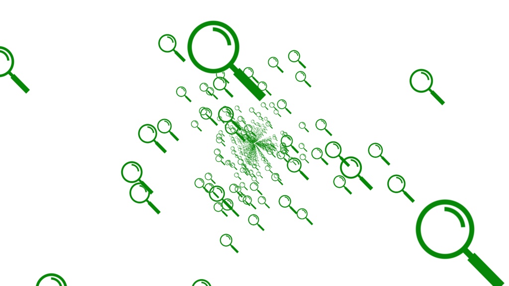 【APNG+MP4】拡大鏡マーク【ループ+透過有】