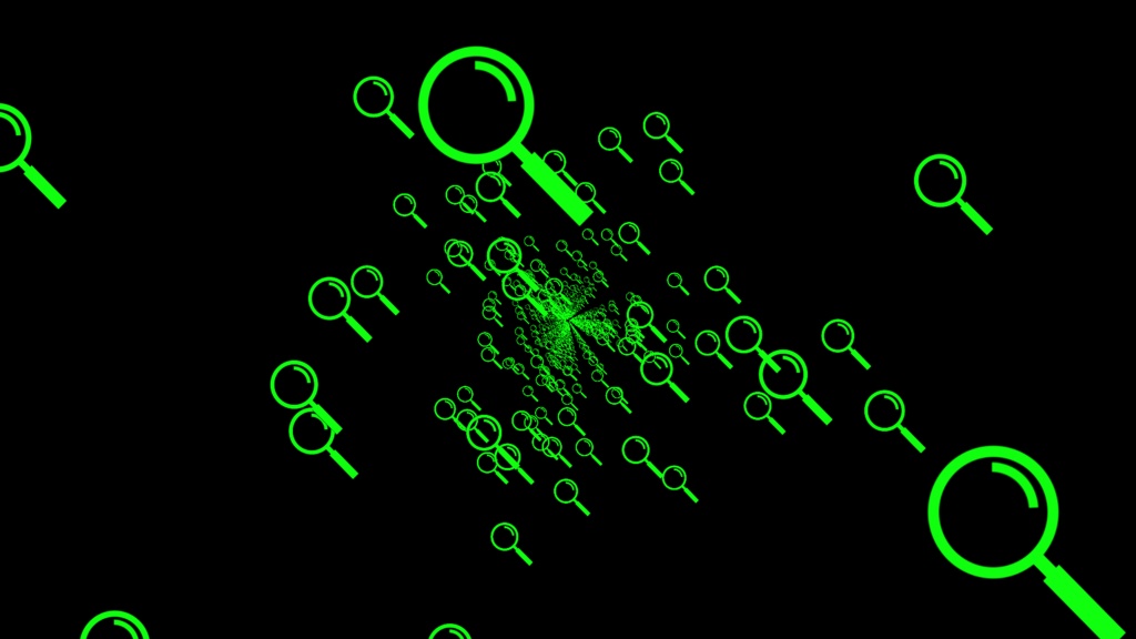 【APNG+MP4】拡大鏡マーク【ループ+透過有】