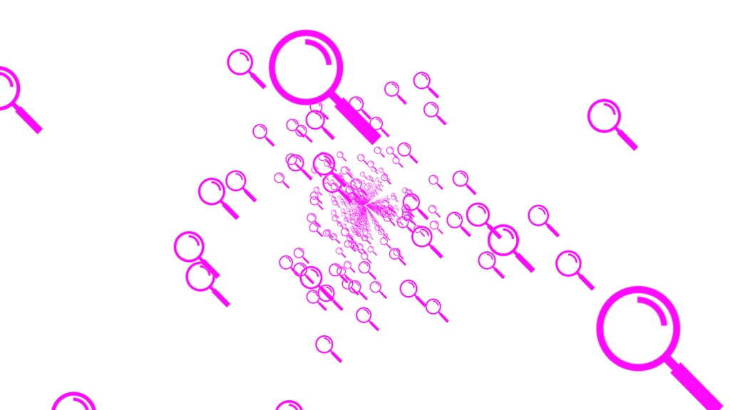 【APNG+MP4】拡大鏡マーク【ループ+透過有】