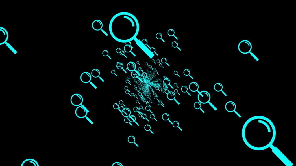 【APNG+MP4】拡大鏡マーク【ループ+透過有】