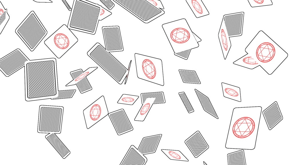 【APNG+MP4】魔法陣カードが降る【ループ+透過有】