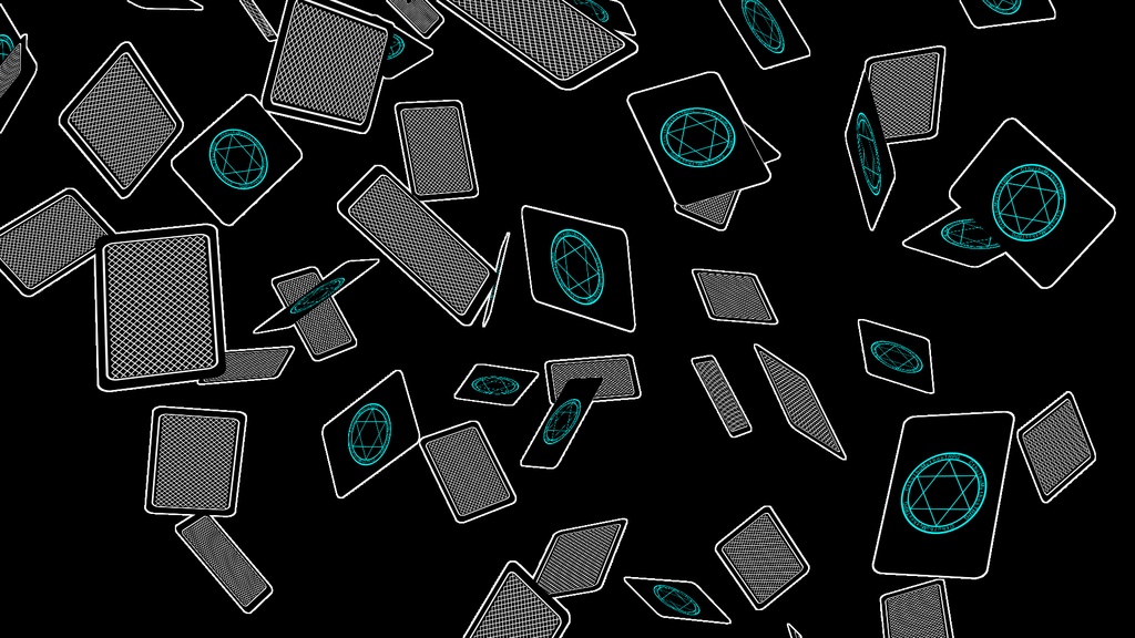 【APNG+MP4】魔法陣カードが降る【ループ+透過有】