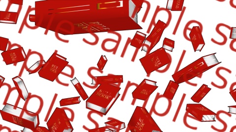 【APNG+MP4】ルールブック落下【ループ+透過有】