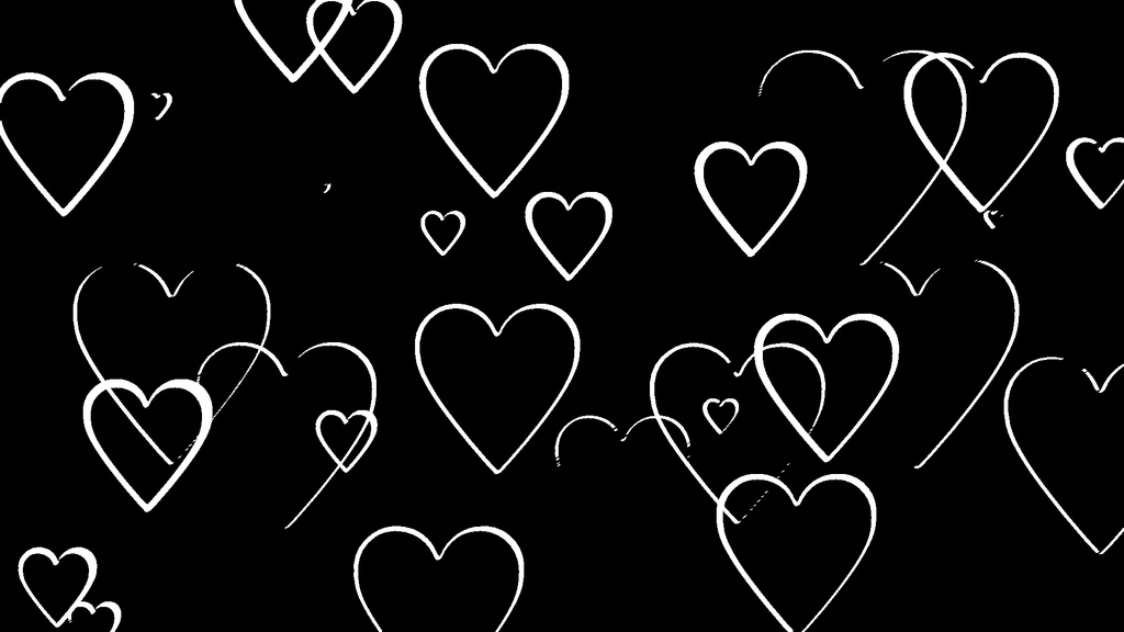 【APNG+MP4】ハートバブル【ループ+透過有】