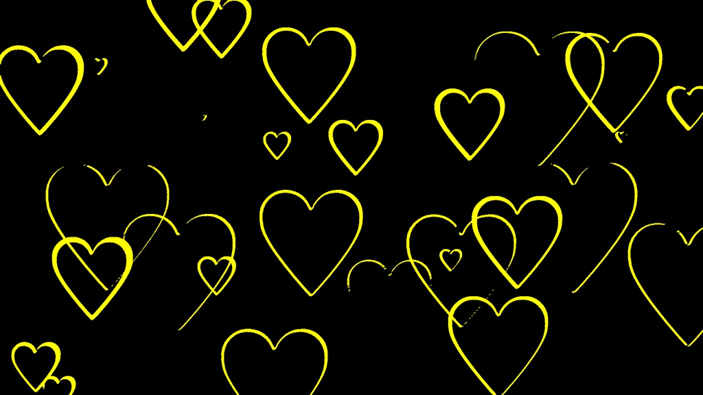 【APNG+MP4】ハートバブル【ループ+透過有】