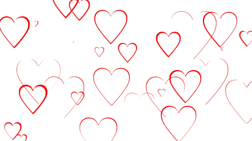 【APNG+MP4】ハートバブル【ループ+透過有】