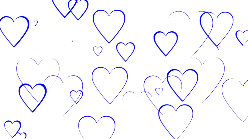 【APNG+MP4】ハートバブル【ループ+透過有】