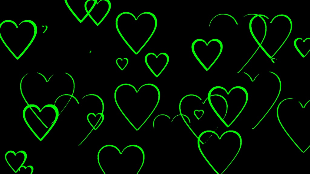 【APNG+MP4】ハートバブル【ループ+透過有】