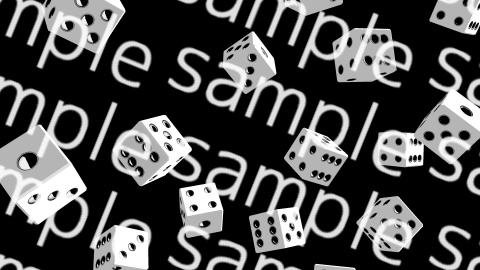 【APNG+MP4】ダイスの雨(10色)【ループ+透過有】