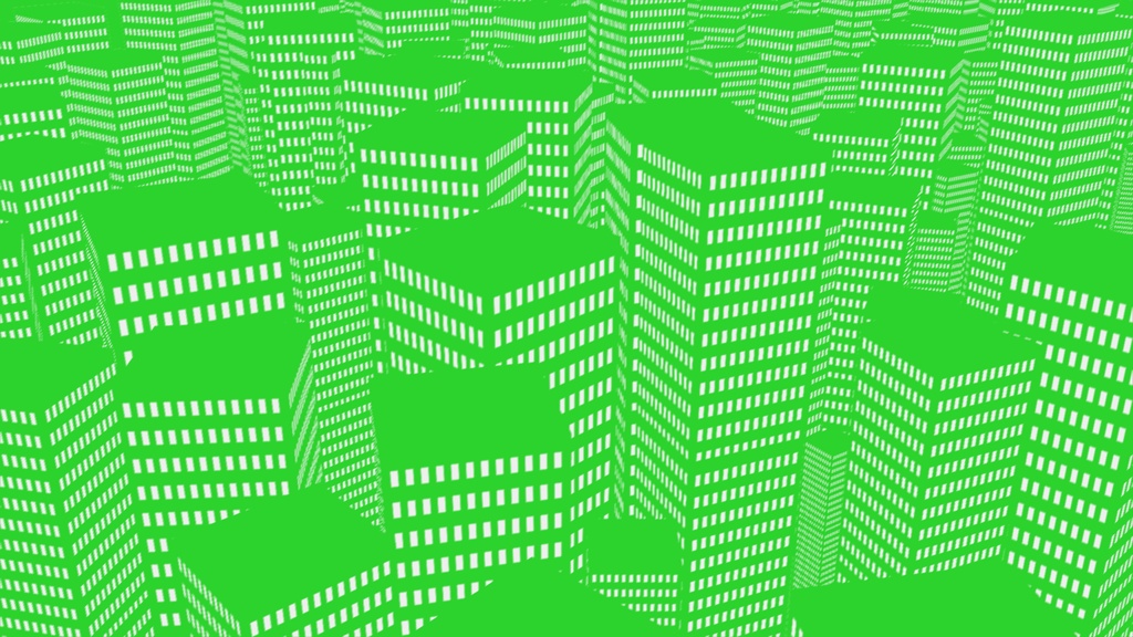 【APNG+MP4】高層ビル群(9色)【ループ有+透過無】