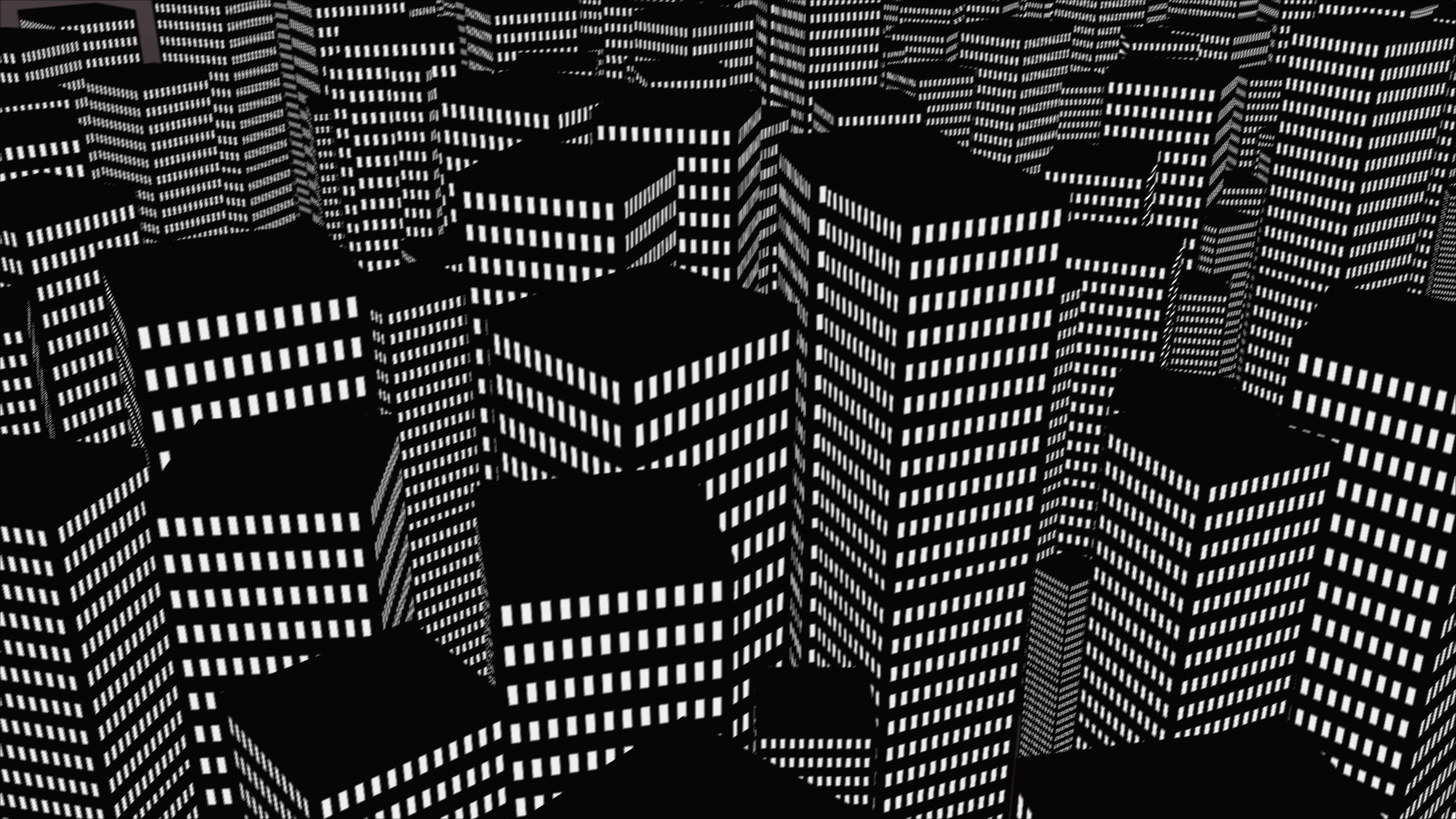 【APNG+MP4】高層ビル群（9色）【ループ有+透過無】