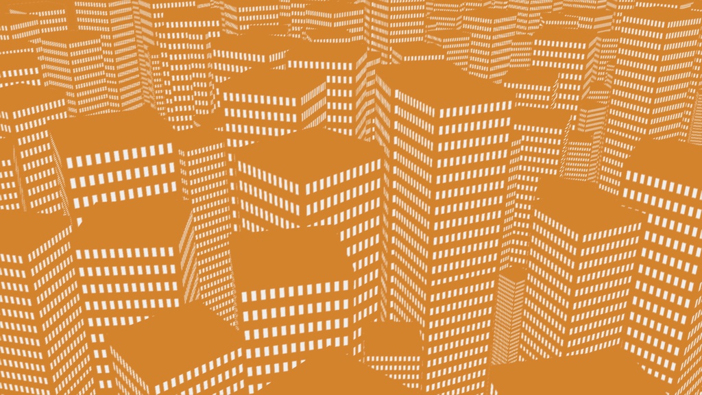 【APNG+MP4】高層ビル群(9色)【ループ有+透過無】