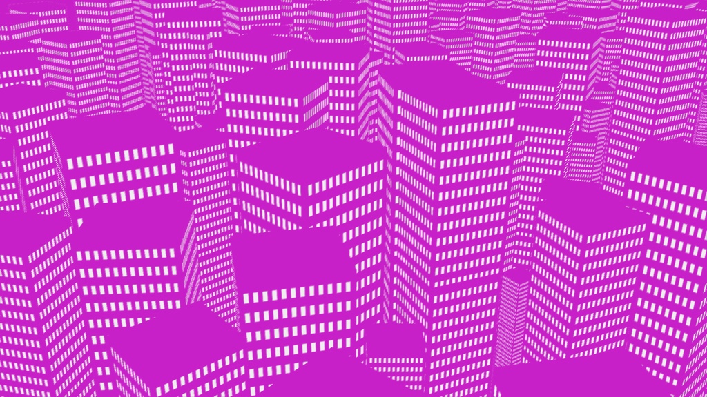 【APNG+MP4】高層ビル群(9色)【ループ有+透過無】