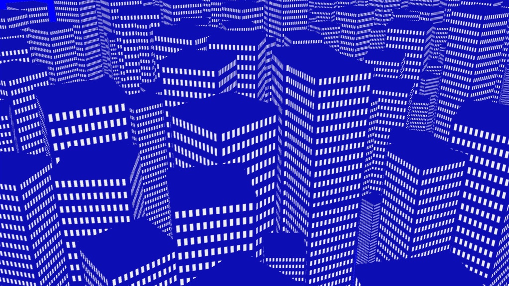 【APNG+MP4】高層ビル群(9色)【ループ有+透過無】