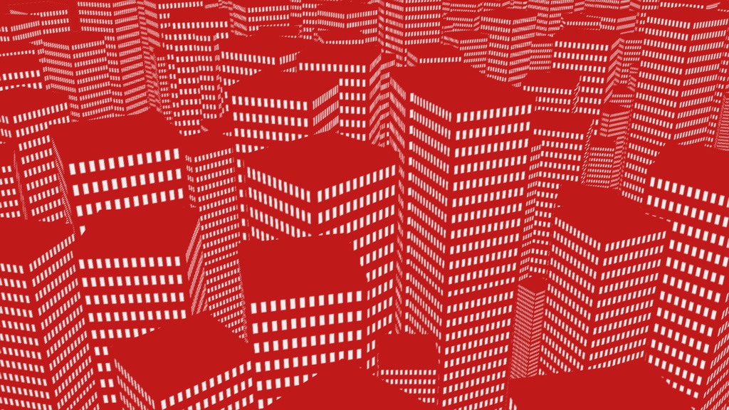 【APNG+MP4】高層ビル群(9色)【ループ有+透過無】