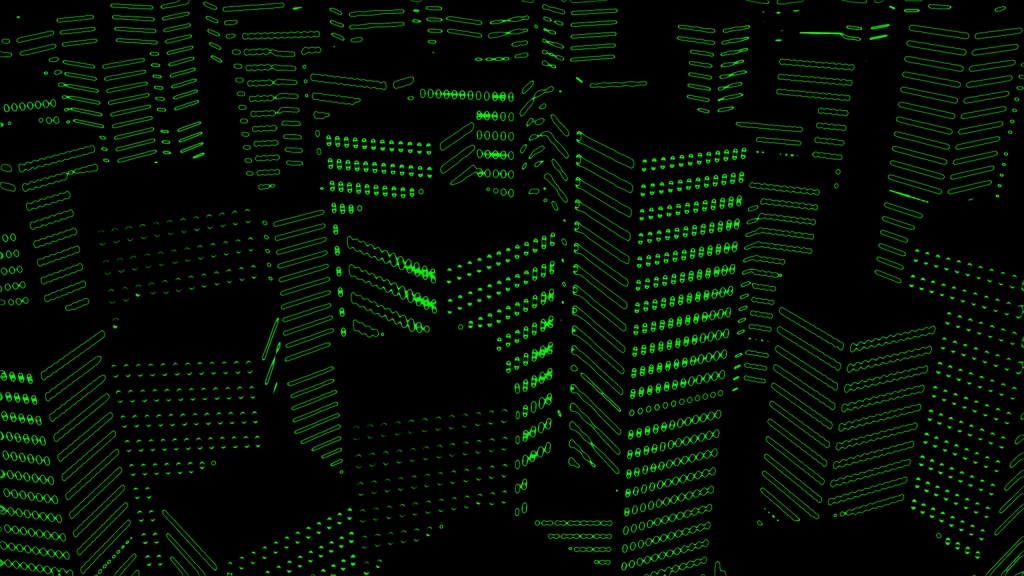 【APNG+TRPG】サイバービル群(7色x2種)【ループ有+透過無】