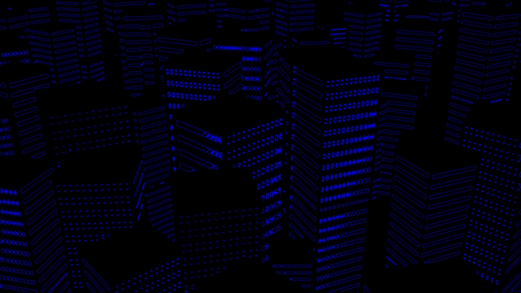 【APNG+TRPG】サイバービル群(7色x2種)【ループ有+透過無】