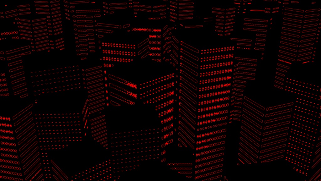 【APNG+TRPG】サイバービル群(7色x2種)【ループ有+透過無】