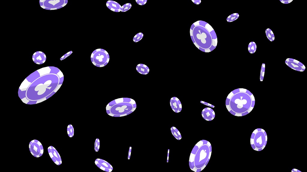 【APNG+動画】スートチップ落下(11色)【ループ+透過有】