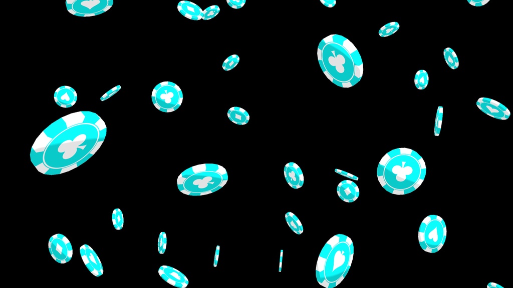 【APNG+動画】スートチップ落下(11色)【ループ+透過有】