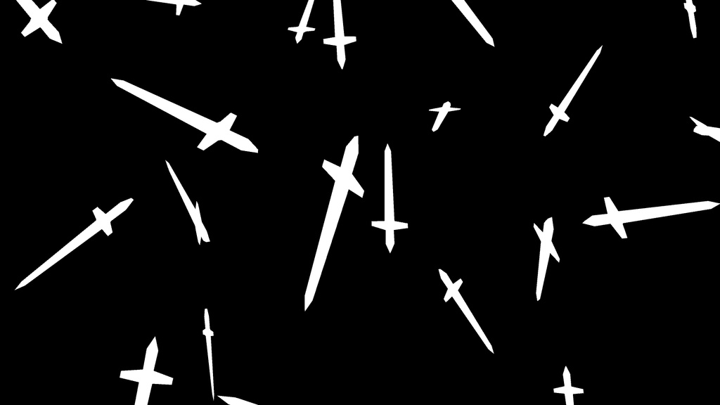 【APNG+MP4】ソードの雨(12色)【ループ+透過有】