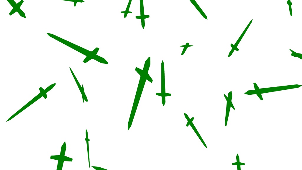 【APNG+MP4】ソードの雨(12色)【ループ+透過有】