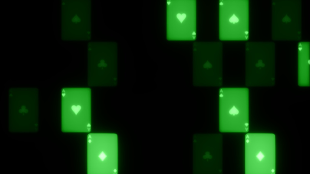 【APNG+MP4】トランプxモザイク(9色)【ループ+透過有】