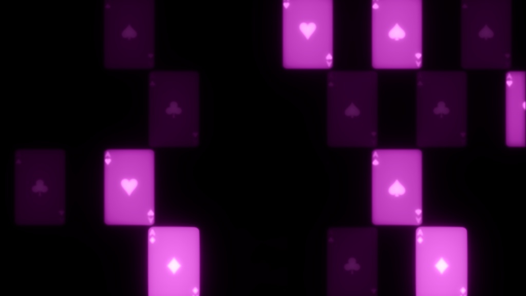 【APNG+MP4】トランプxモザイク(9色)【ループ+透過有】