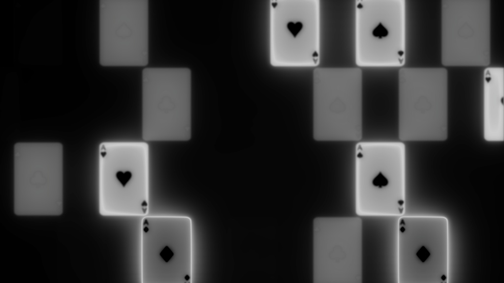 【APNG+MP4】トランプxモザイク(9色)【ループ+透過有】